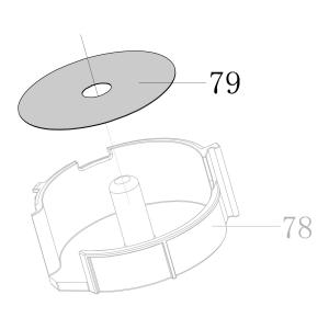Запчасть AA42A-039A Опорная консоль CN100-75 CN100B-79