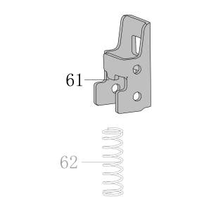 Запчасть AN03A-027A Направляющая предохранителя N851H-61
