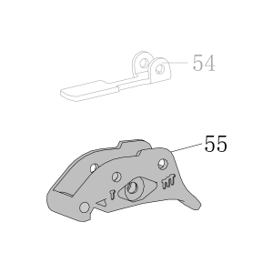 Запчасть AN03A-031A Курок N851H-55