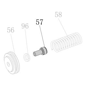 Запчасть B01-01-060160-02 Болт M6X16 CN130-57 CN100B-50 440KB-52 (вид 2)