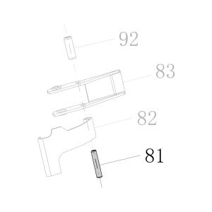 Запчасть B02-030160-02 Штифт ф3×16 CN55-69 CN70B-72 CN80B-56 CN100B-81 N851L-45 N851H-56 CN100-79 (вид 3)