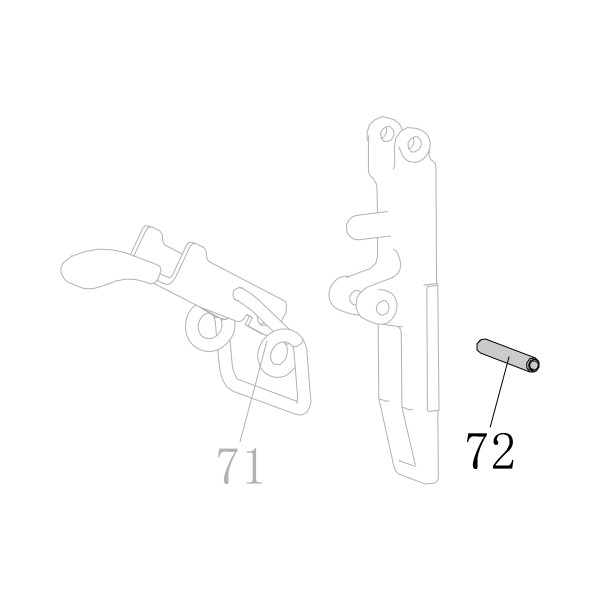 Запчасть B02-030220-02 Штифт ф3×22 CN55-7 CN70B-28 CN80B-32 N851L-26 N851L-59 N851H-36 N851H-72