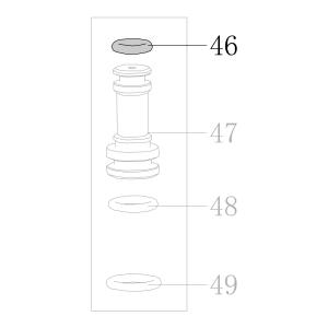 Запчасть B08-005800190-10 Кольцо уплотнительное 5.8X1.9 CN55-41 CN70B-32 CN80B-38 CN90-36 N851F-38 CN130-36 CN100B-35 N851L-35 N851H-46 CN100-30 (вид 1)
