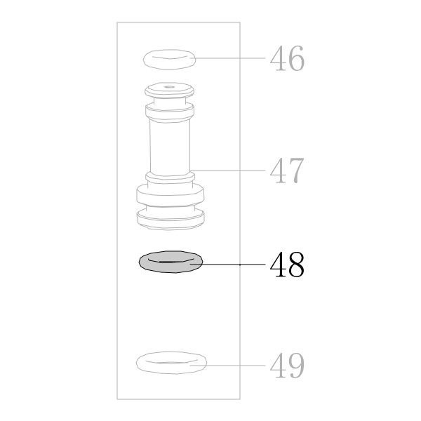 Запчасть B08-005800190 Кольцо уплотнительное 5.8X1.9 N851L-37 N851H-48 ADCS19-21