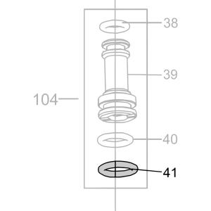 Запчасть B08-008800190 Кольцо уплотнительное 8.8X1.9 CN55-44 CN70B-35 CN80B-41 CN90-39 N851F-41 CN100B-38 CN130-39 N851L-38 N851H-49 CN100-33 CN45R-69 (вид 2)