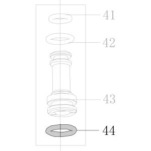 Запчасть B08-008800190 Кольцо уплотнительное 8.8X1.9 CN55-44 CN70B-35 CN80B-41 CN90-39 N851F-41 CN100B-38 CN130-39 N851L-38 N851H-49 CN100-33 CN45R-69 (вид 5)