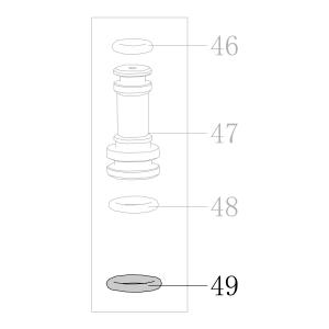 Запчасть B08-008800190 Кольцо уплотнительное 8.8X1.9 CN55-44 CN70B-35 CN80B-41 CN90-39 N851F-41 CN100B-38 CN130-39 N851L-38 N851H-49 CN100-33 CN45R-69 (вид 1)