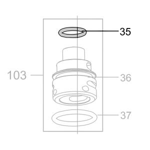 Запчасть B08-011800180 Кольцо уплотнительное 11.8X1.8 CN55-39 CN70B-29 CN80B-35 CN90-33 N851F-35 CN100B-32 CN130-33 N851L-31 N851H-42 CN100-27 (вид 2)