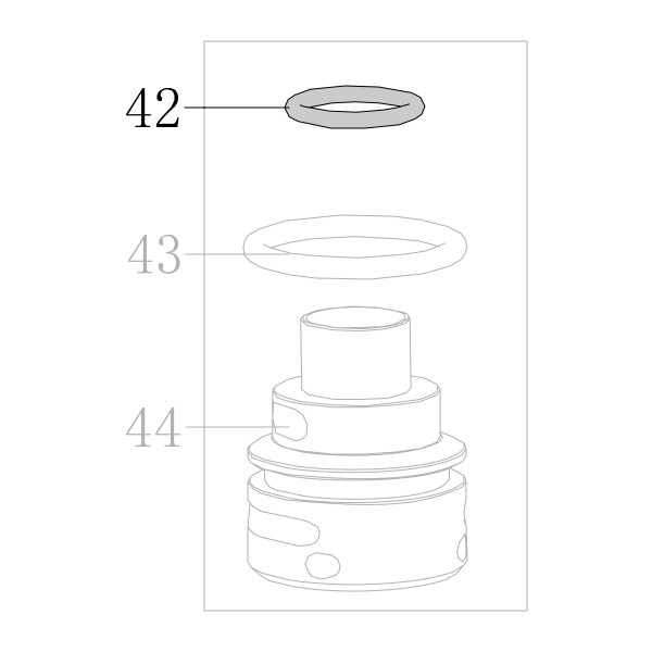 Запчасть B08-011800180 Кольцо уплотнительное 11.8X1.8 CN55-39 CN70B-29 CN80B-35 CN90-33 N851F-35 CN100B-32 CN130-33 N851L-31 N851H-42 CN100-27