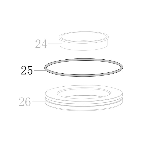 Запчасть B08-074000200 Кольцо уплотнительное 74X2 N851H-25