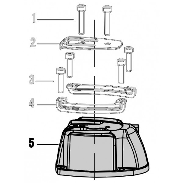 Запчасть 110550 CYLINDER CAP Крышка цилиндра N5023R-5 N5024R-5