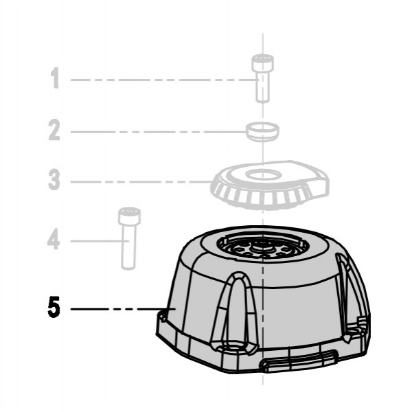 Запчасть 110710 CYLINDER CAP Крышка цилиндра 9040R-5