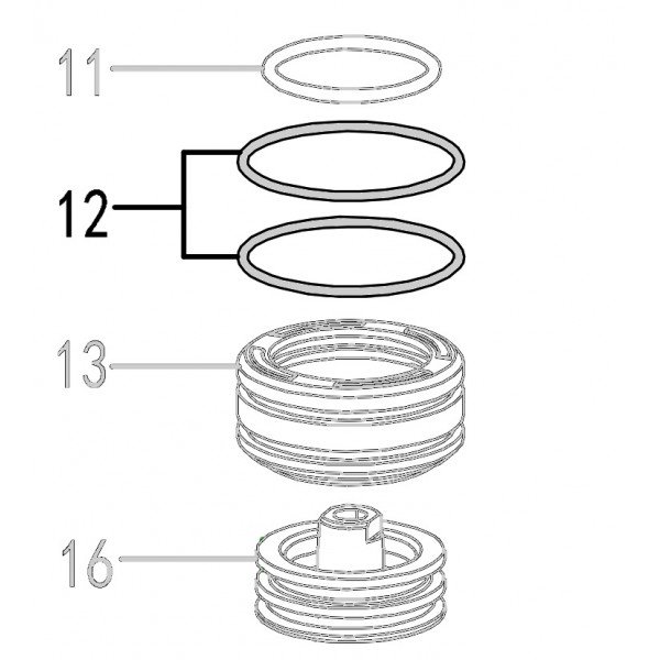 Запчасть 511690 O-RING 59.9X3.25 Кольцо уплотнительное CN90B-12