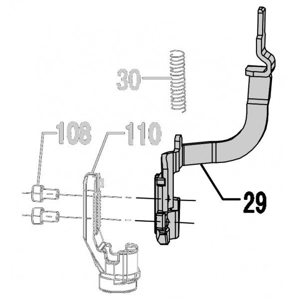 Запчасть 324860 SAFETY  Предохранитель CN80F-29