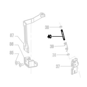 Запчасть 321 820 FEED PAWL PIN Штифт CRN45A-40