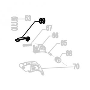 Запчасть 320 880 CONTACT PLATE Контактная планка N851R-69 CRN45A-69 CN90B-35 (вид 2)