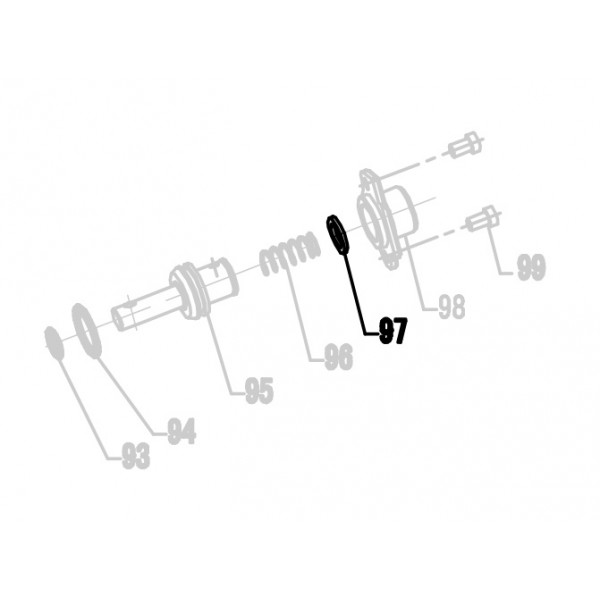 Запчасть 410 560 FEED PISTON BUMPER Бампер толкателя CRN45A-97