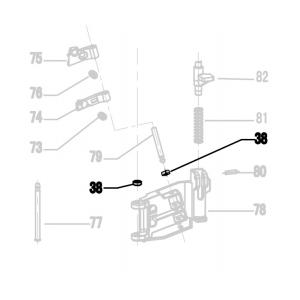 Запчасть 420 170 PIN CAP (A) Заглушка штифта А N5023R-62 N5024R-66 CN55R-35 CN57R-29 CN70R-49 CN80R-54 CN90R-54 CN90B-75 CN100R-27 CRN45A-38 (вид 5)