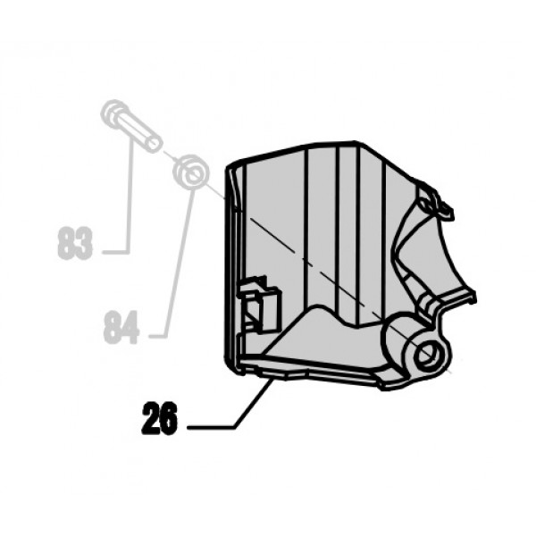 Запчасть 421 100 GUARD COVER Защитная крышка CRN45A-26