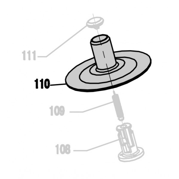 Запчасть 421 190 NAIL SUPPORT PLATE Опорная консоль CRN45A-110