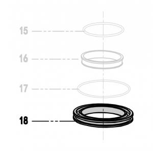 Запчасть 422390 CYLINDER RING Кольцо цилиндра 9040R-18