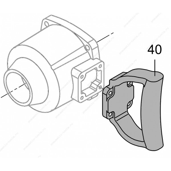 47-407160 Запчасть #40-47-4072 Рукоятка