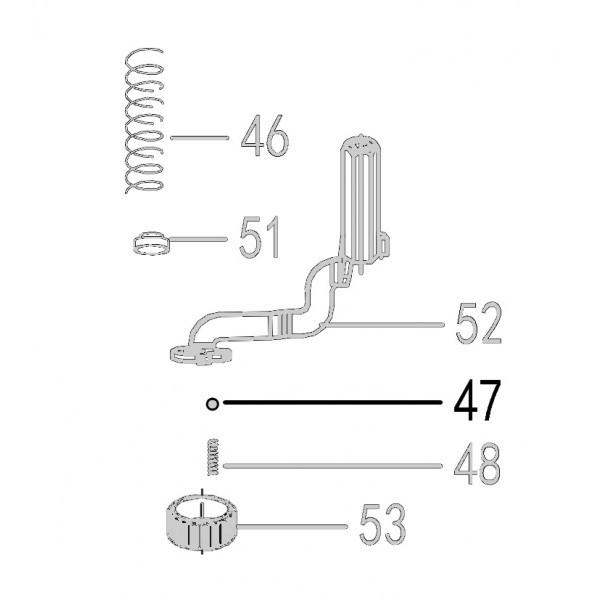 Запчасть 630240 STEEL BALL Шарик стальной CN90B-47