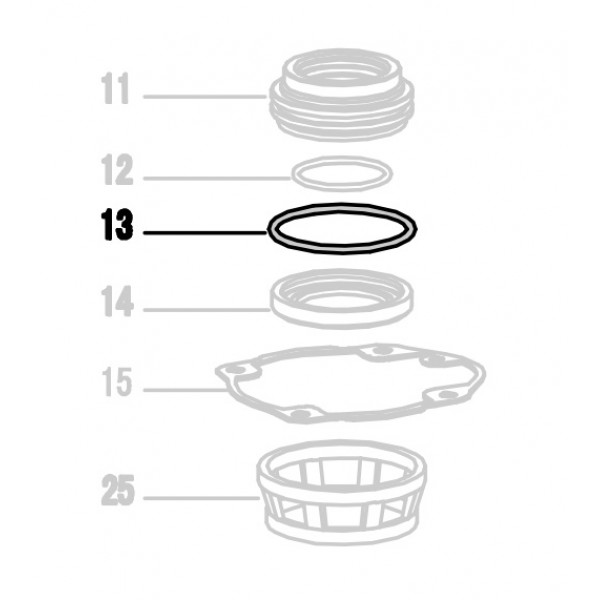 Запчасть 510 920 O-RING 42X2.65 Кольцо уплотнительное CRN45A-13