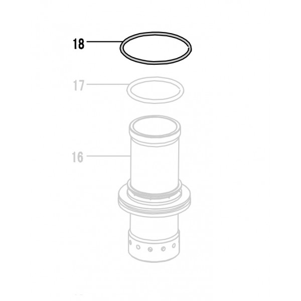 Запчасть 510790 O-RING 61.5X2.65 Кольцо уплотнительное NT65R-18