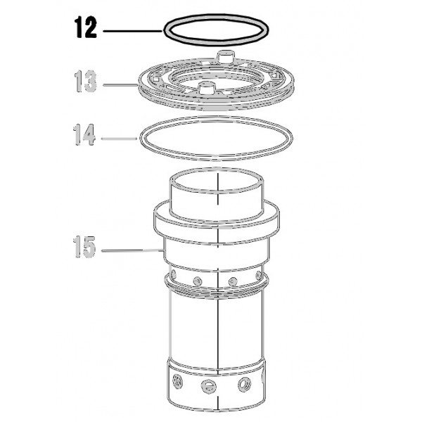 Запчасть 511610 O-RING 42.2X2.45 Кольцо уплотнительное N5023R-12 N5024R-12