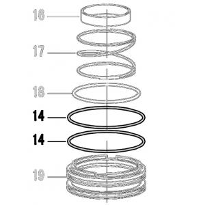 Запчасть 511650 O-RING 65X2 Кольцо уплотнительное N5023R-14 N5024R-14 (вид 2)