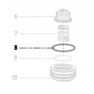 Запчасть 511980 O-RING 42X2.85 Кольцо уплотнительное 9040R-8