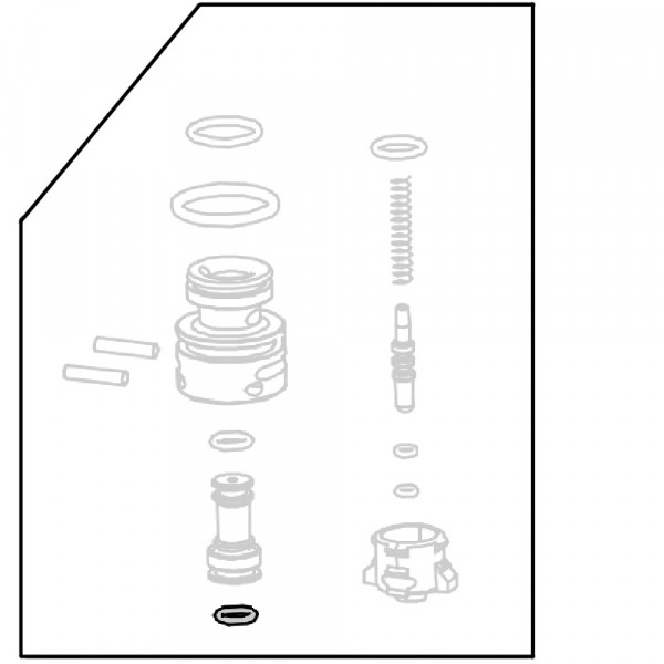 Запчасть 512680 O-RING 6.9X1.9 Кольцо уплотнительное 9040R-37