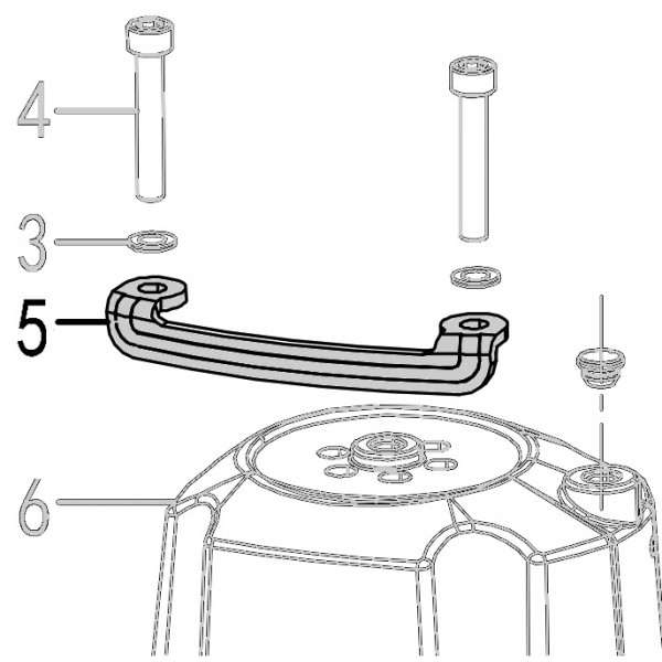 Запчасть 320 470 SIDE PROTECTOR Боковая скоба CN70R-2 CN80R-5 CN90R-5