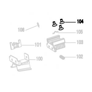 Запчасть 610 340 HEX BOLT Винт CRN45A-104