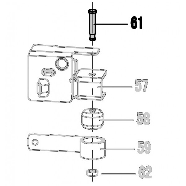 Запчасть 324030 STRAIGHT PIN A Штифт N5023R-61 N5024R-65