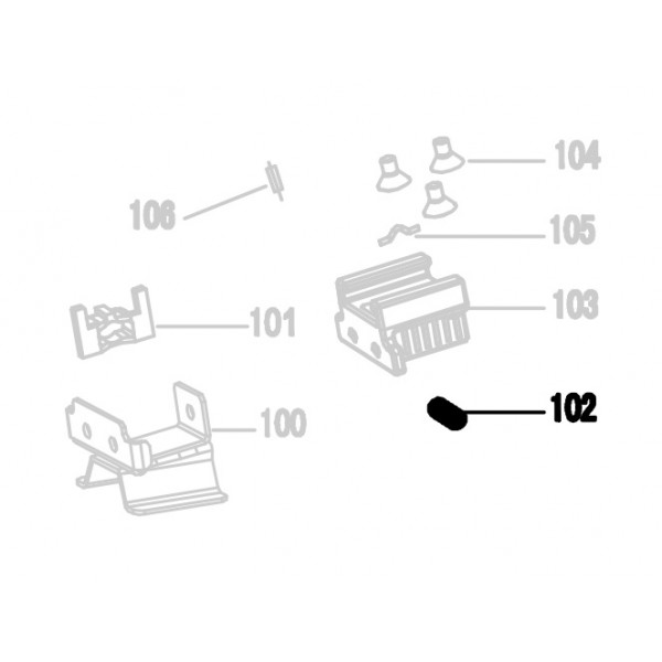 Запчасть 620 810 SPRING Пружина CRN45A-102