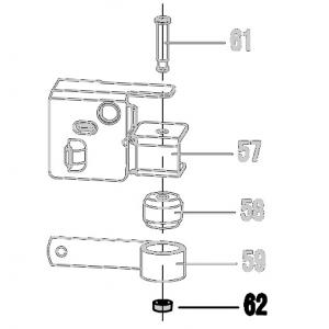 Запчасть 420 170 PIN CAP (A) Заглушка штифта А N5023R-62 N5024R-66 CN55R-35 CN57R-29 CN70R-49 CN80R-54 CN90R-54 CN90B-75 CN100R-27 CRN45A-38 (вид 2)