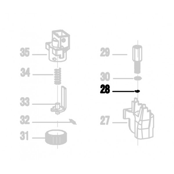 Запчасть 630 090 SNAP RING 4 Стопорное кольцо CRN45A-28