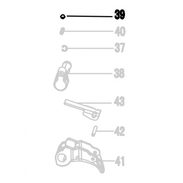 Запчасть 630120 STEEL BALL Шарик стальной NT65R-39