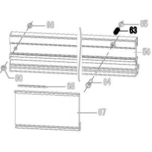 Запчасть 621440 STRAIGHT PIN CAP (B) SPRING Пружина N5023R-63