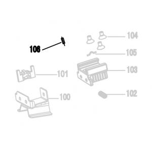 Запчасть 640 160 (21229) ROLL PIN  3х25 Штифт CN70R-68 CN80R-74 CN90R-74 CN90B-102 N851R-43 CRN45A-106 9040R-25 (вид 2)