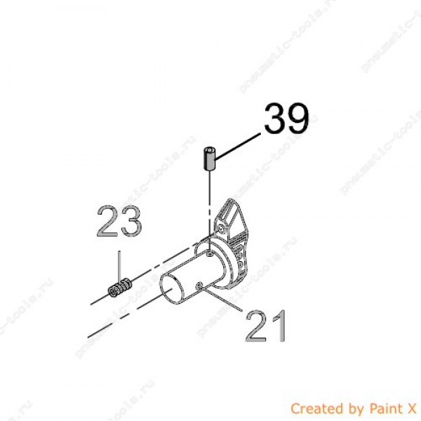 70117-13 Запчасть #39-47-4074 Штифт фиксатор (2.5x5)