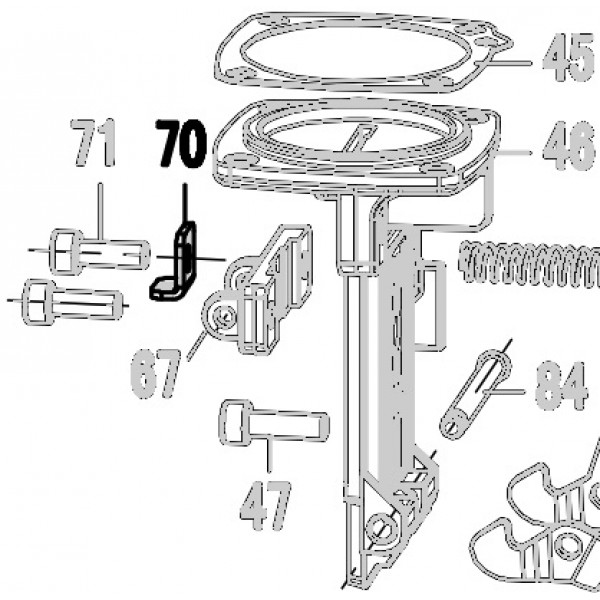 Запчасть 324380 CUSHION BLOCK Упор N5024R-70