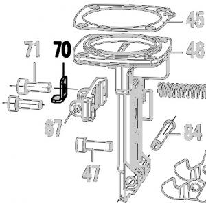 Запчасть 324380 CUSHION BLOCK Упор N5024R-70