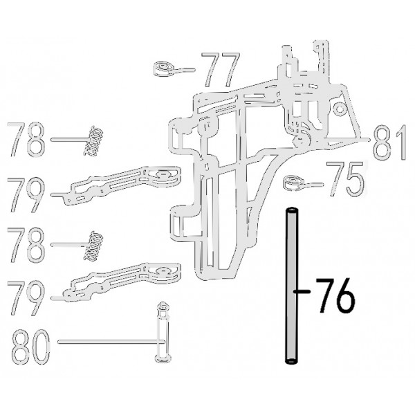 Запчасть 324770 DOOR PIN Штифт CN90B-76