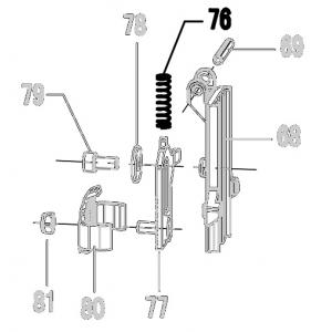 Запчасть 621460 SPRING Пружина N5024R-76