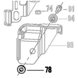 Запчасть 321 890 WASHER Шайба CRN45A-84 N5024R-78 CN90B-68 (вид 1)