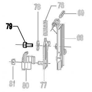 Запчасть 610830 BOLT M5X8 Болт N5024R-79
