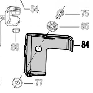 Запчасть 421940 DUST COVER  Кожух N5023R-84